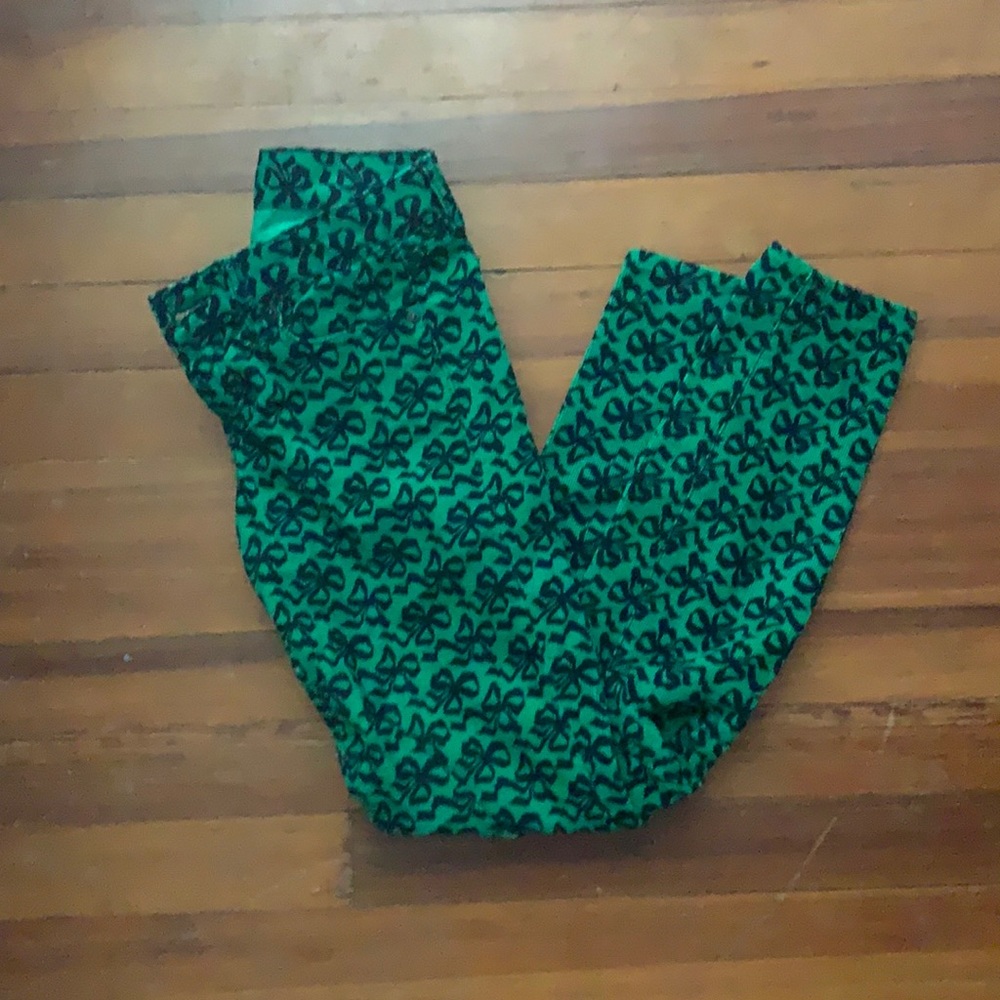 Jcrew Corduroy Pants With Bow Pattern - image 1